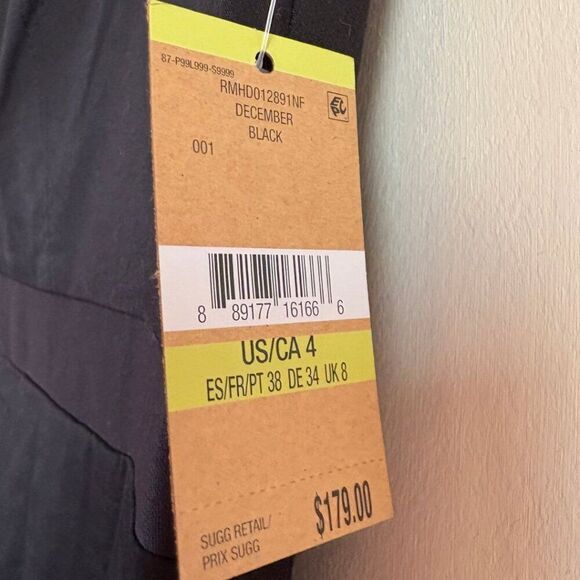 Rachel Rachel Roy Black Lattice Midi Dress NWT Women’s Size 4 Cocktail Evening - Picture 4 of 8